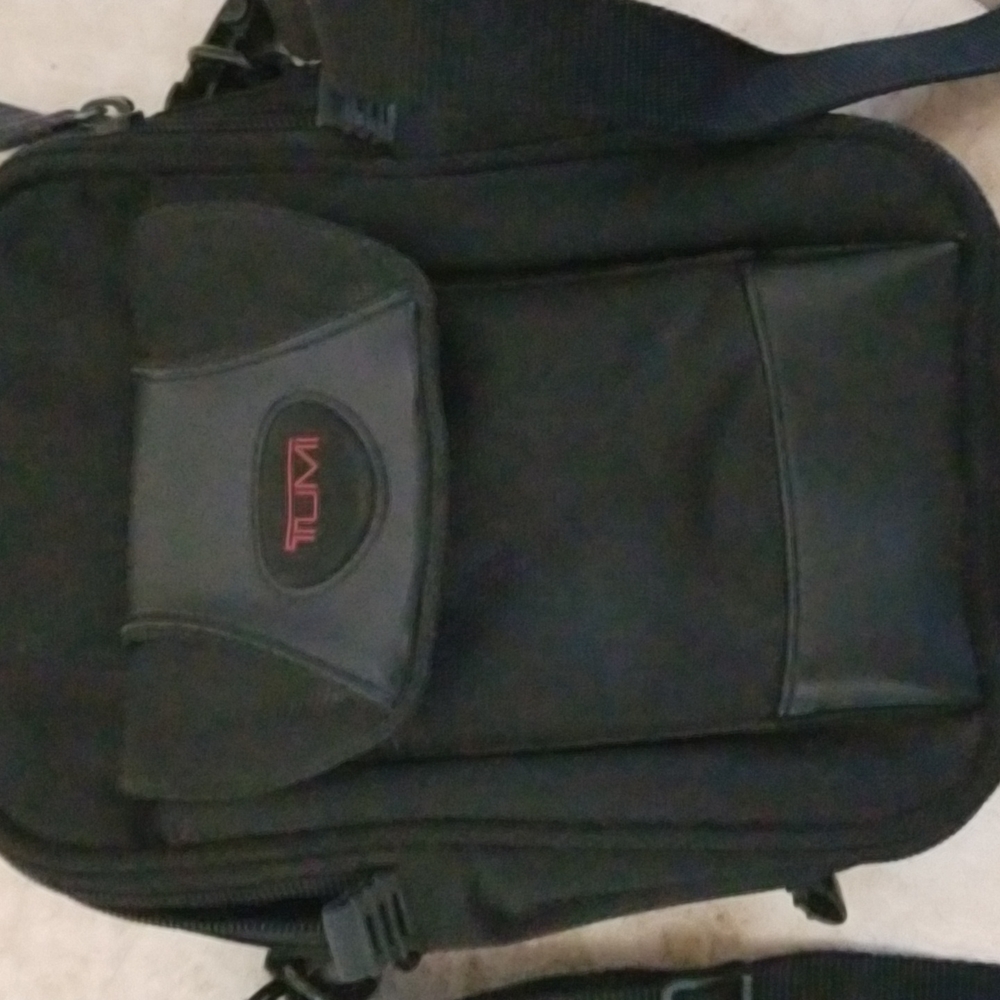 Tumi Crossbody Canvas Bag